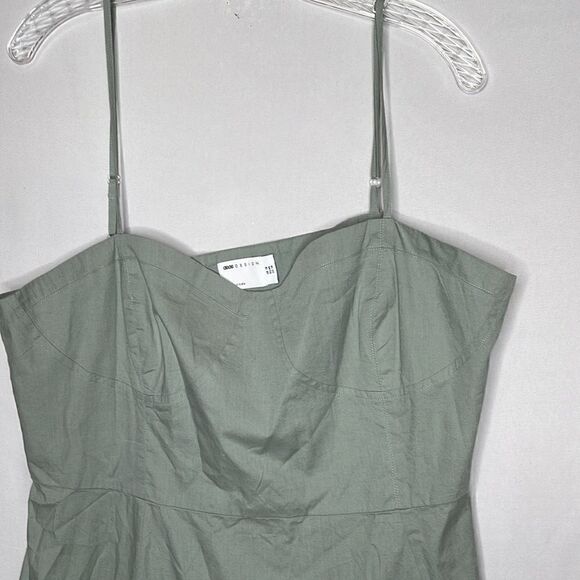 ASOS 100% Cotton Sea-foam Green Maxi Dress. Size 14. - Picture 2 of 8